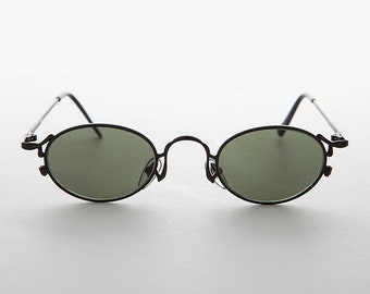 Oval Victorian Edwardian 90s Vintage Sunglasses - Beatrice