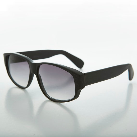 Wide Rectangular Mod Vintage Sunglasses - Fez - image 2