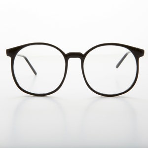 Large Round 80s Preppy Schoolboy Eyeglasses - Large Smarty