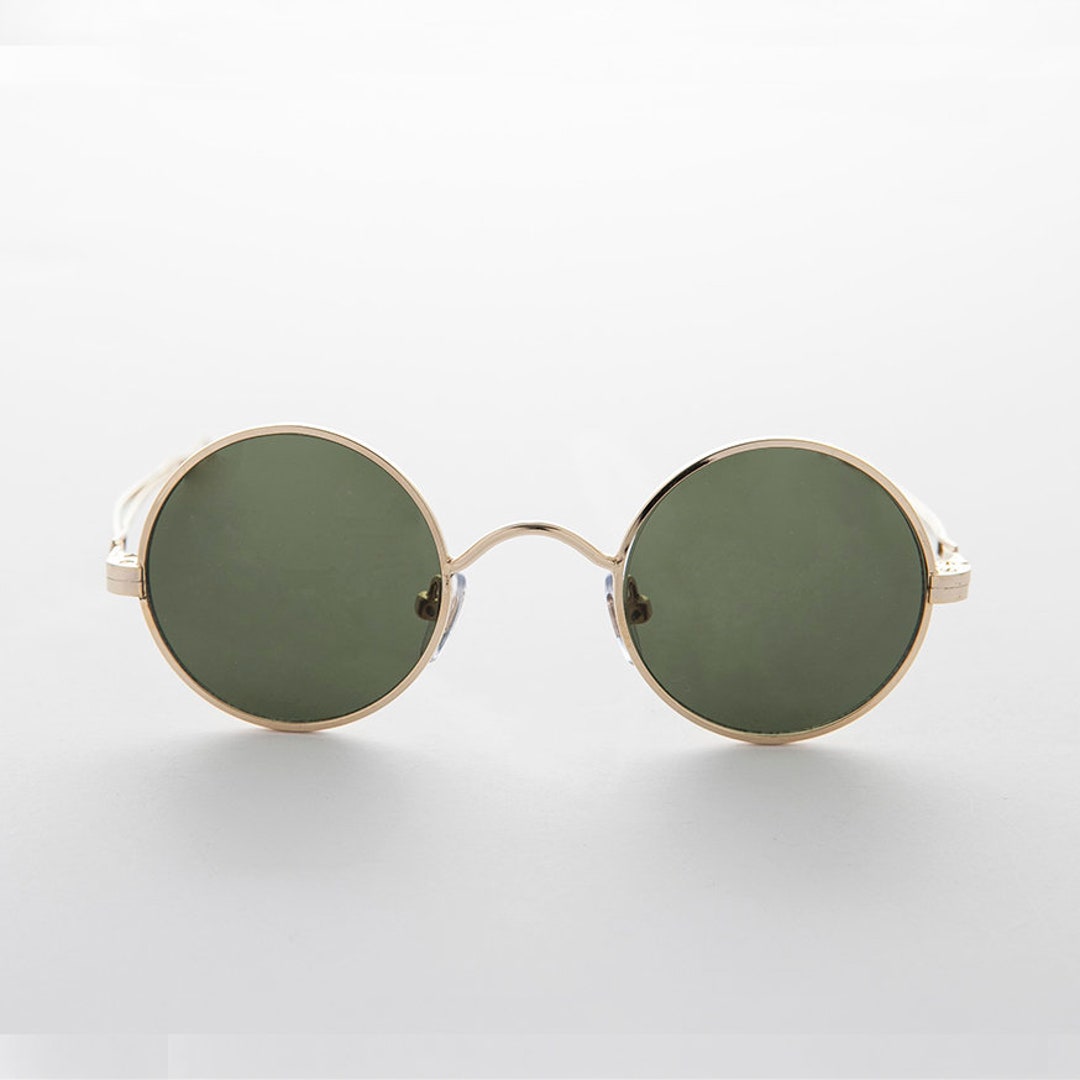 Round Circle Teashades Sunglass Vintage With Adjustable Sliding
