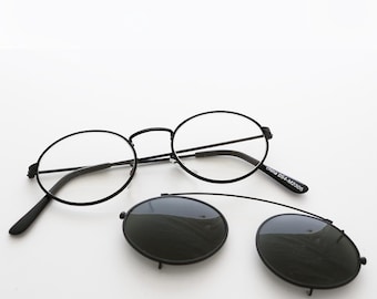 Lunettes de soleil ovales à clip - Purdue