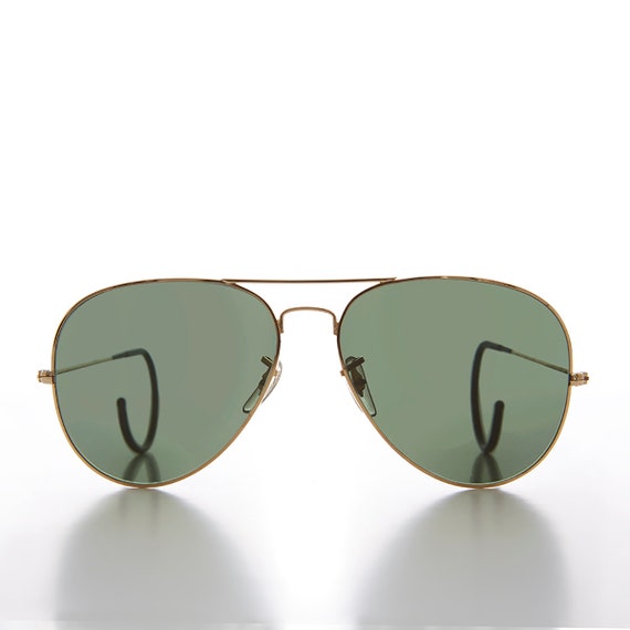 Occhiali Da Sole Pilota Vintage Ciffre - Protezione UV400 CAT 3, Look Unisex, Dimensioni: 53mm, Colore: Neon Verde/Nero Sfumato
