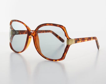 Oversized Square Women's Vintage Sunglasses with Transition Lenses - Joan