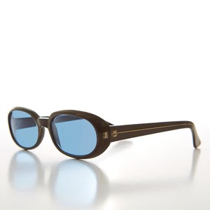 Small Oval Lens Vintage 90s Sunglasses