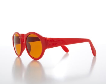 1 Paio Di Occhiali Da Sole Rotondi, Fashion, Colorati E - Foto 2