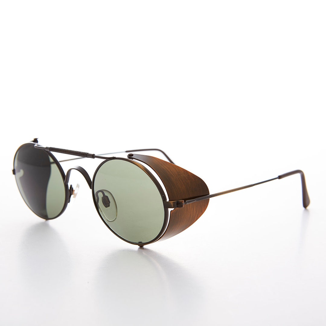 Take A Look About Steampunk Side Shield Sunglasses