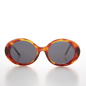 Large Oval Mod Vintage Dead Stock Retro Sunglasses  - Abby
