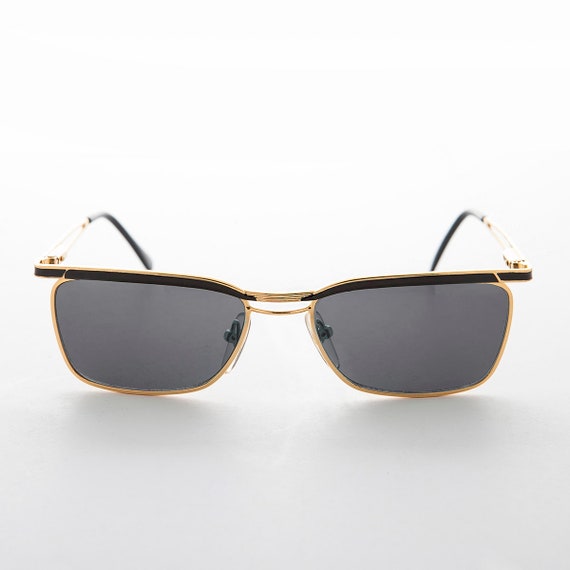 Gold Unique Vintage Sporty Fashion Sunglasses - Fonda - Etsy display picture 1
