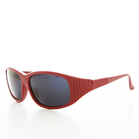 Polarized Sporty Wrap Around Vintage Sunglasses -… - image 8