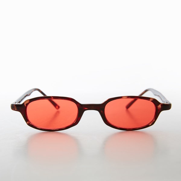 Micro Hippie Rectangular Tortoiseshell Sunglasses - Summers 1