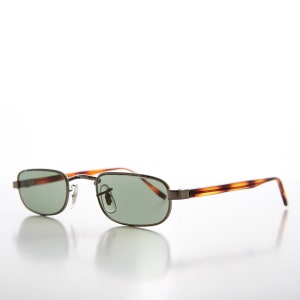 Small Rectangle Lens Micro Sunglasses - Roman