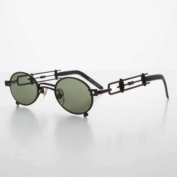 Steampunk Sunglasses Rare Intricate Temple Design… - image 3