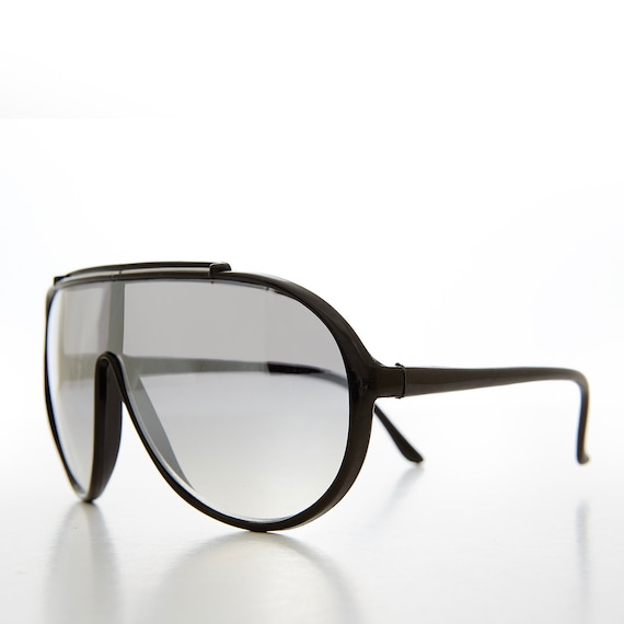 Large Teardrop Pilot Vintage 80s Sunglasses  - Sl… - image 2