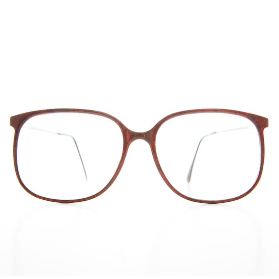 Large Rounded Square Pretend Clear Lens Eyeglasse… - image 1