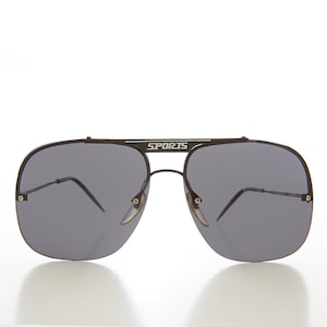 Large Square Pilot Vintage Sunglasses - Techie