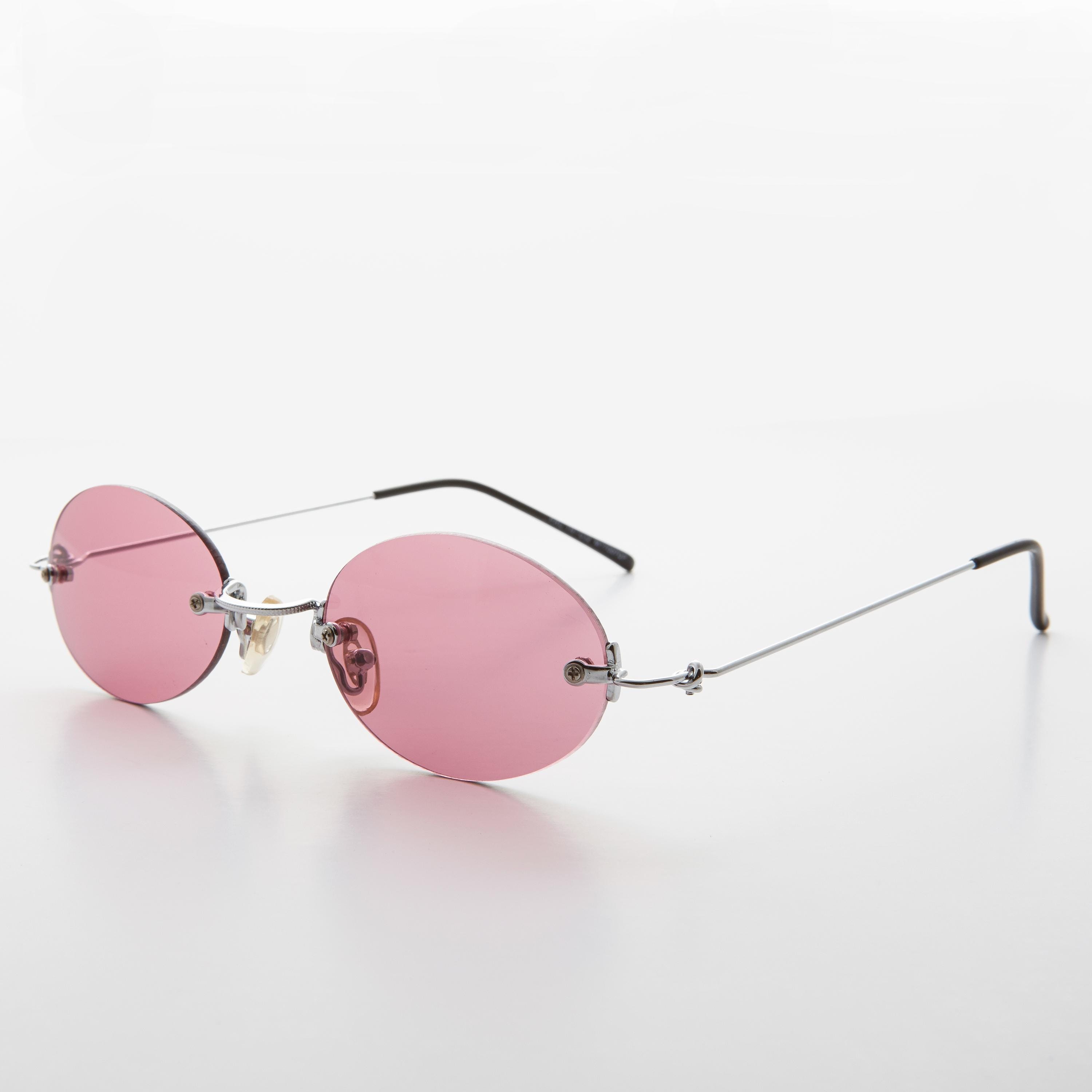 Rimless Micro Vintage 90s Sunglasses - Piper - Etsy display picture 1