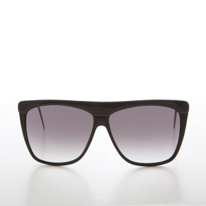 Big Square Flat Top Vintage 80s Hip Hop Sunglasses - Kenzie