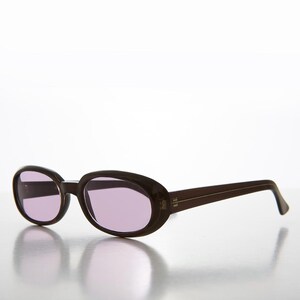 Small Oval Lens Vintage 90s Sunglasses