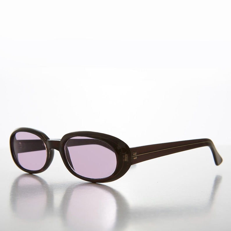 Small Oval Lens Vintage 90s Sunglasses