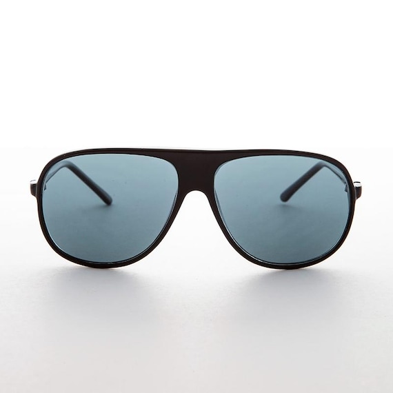 Buy 80s Polarized Aviator Vintage Sunglasses Flight Captain