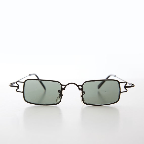 Decorative Square Spectacle Vintage Sunglasses - … - image 7