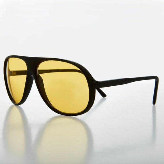 Pilot Sunglasses with Yellow Lenses - Bright - image 2