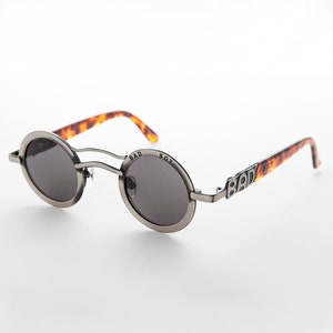 Round Circle Rare Unique Bad Boy Vintage Sunglasses - Dean