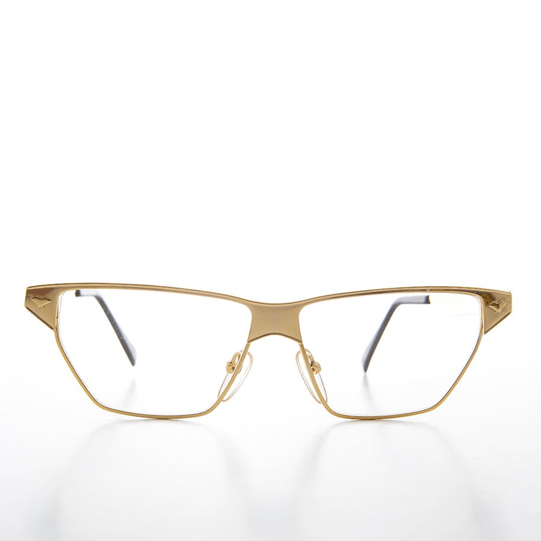 Occhiali Da Sole Uomo Retr&ograve; In Legno E Metallo Dorato - Lenti Trasparenti Gradient, Forma Ovale, UV400