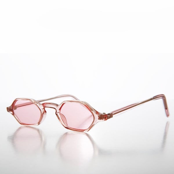 Small Hexagon 90s Vintage Sunglasses - Tesh