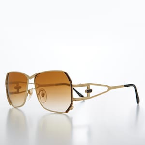 Gold Lux Vintage Unisex Sunglasses - Bronx