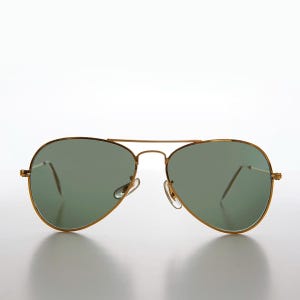 Small Classic Aviator with Glass Lenses - Hawker