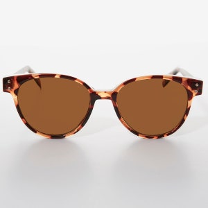 Round Horn Rim Cat Eye Vintage Sunglasses - Jackson