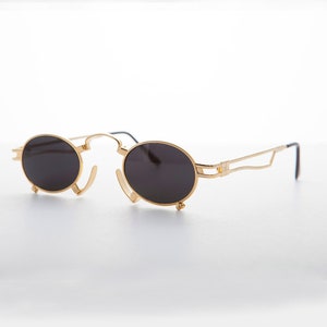gold vampire goth vintage sunglasses