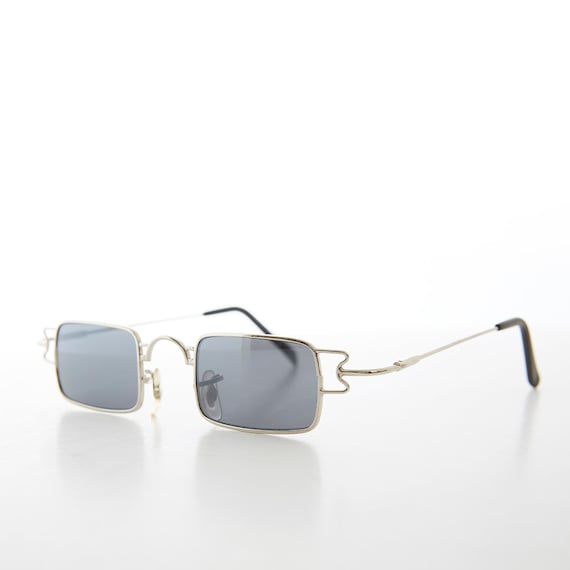 Decorative Square Spectacle Vintage Sunglasses - … - image 4