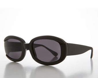 Rectangular Mod Style Vintage Sunglasses - Blade