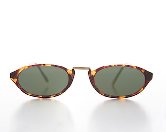 90s Small Oval Cat Eye Vintage Sunglasses - Alexis