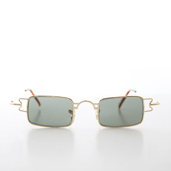 Decorative Square Spectacle Vintage Sunglasses - … - image 1