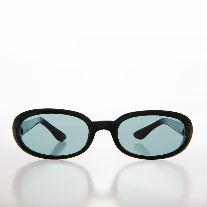 Small Oval Lens Vintage 90s Sunglasses