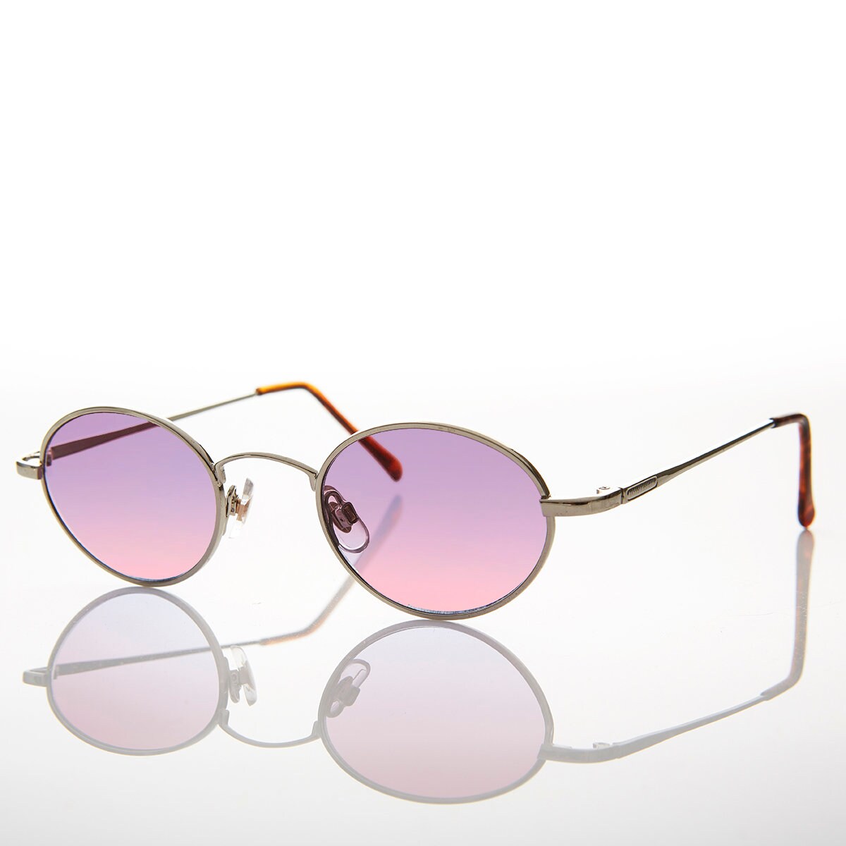 HW2013 - Rimless Retro Round Geometric Frameless Tinted Fashion Sunglasses