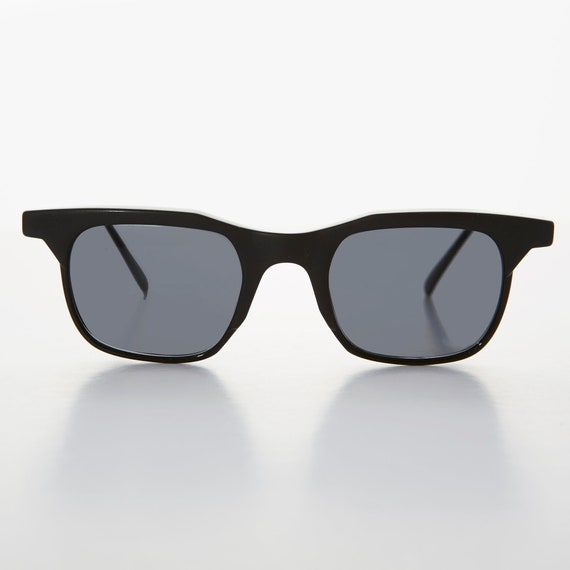 Small Square Hipster Retro Vintage Sunglasses - K… - image 1