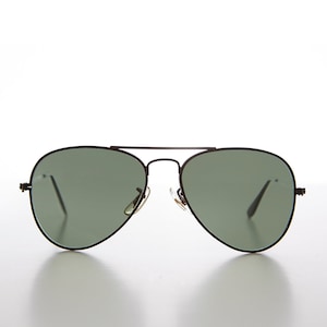 Small Classic Aviator with Glass Lenses - Hawker