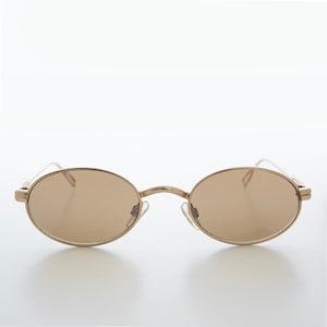 Classic Oval Metal Sunglasses - Kt