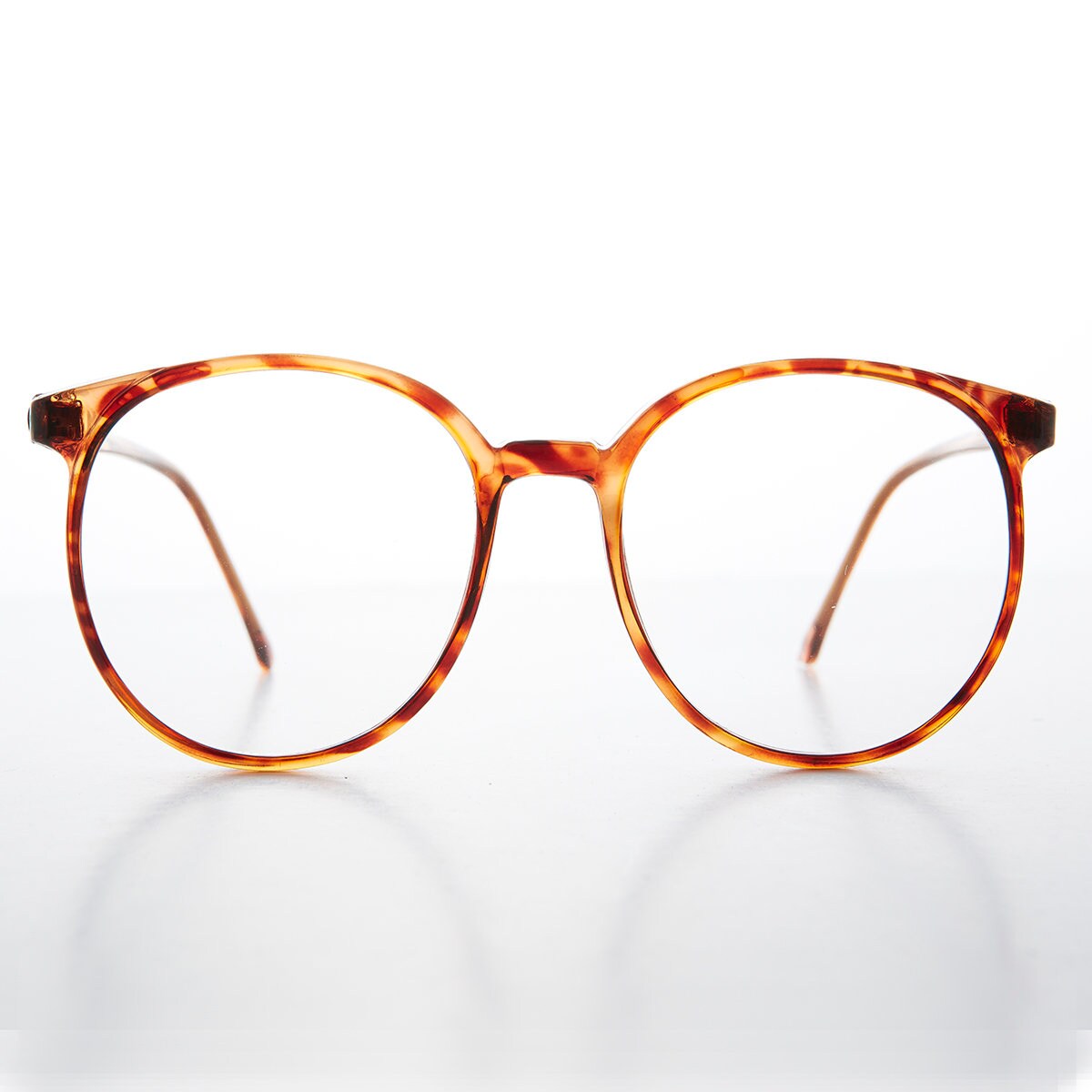 Oversized tortoise cheap shell eyeglasses
