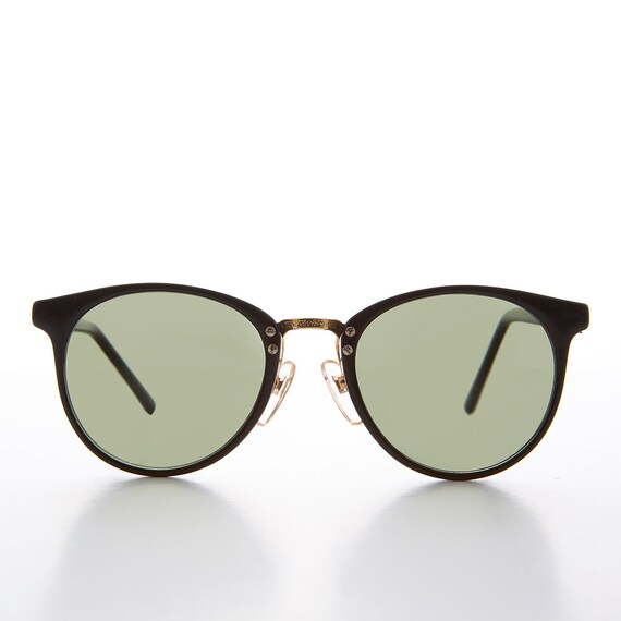 Round Thick Rimmed Aviator Sunglasses