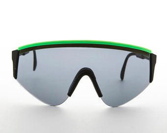 Wraparound Cycling Sunglasses Made in France 1980s - Marcel