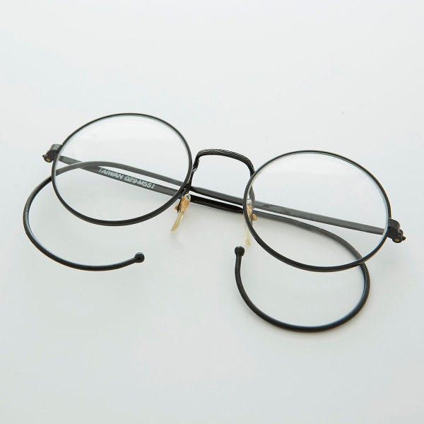 Round Eyeglasses with Cable Temples - Rudy