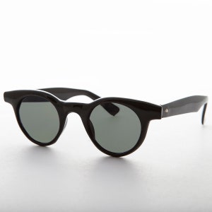 round cat eye vintage sunglasses