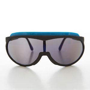 80s Sports Shield Wrap Sunglass - Mondo