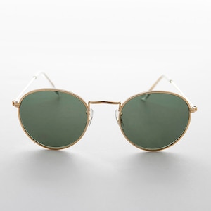 round gold classic sunglasses