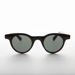 round cat eye vintage sunglasses